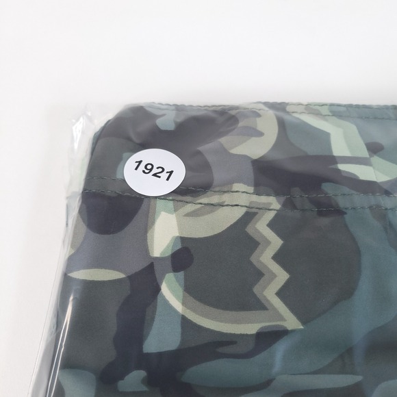 Element Board Shorts Men 34x10 Green Black Tan Camouflage Geometric Pattern Swim - Picture 14 of 14